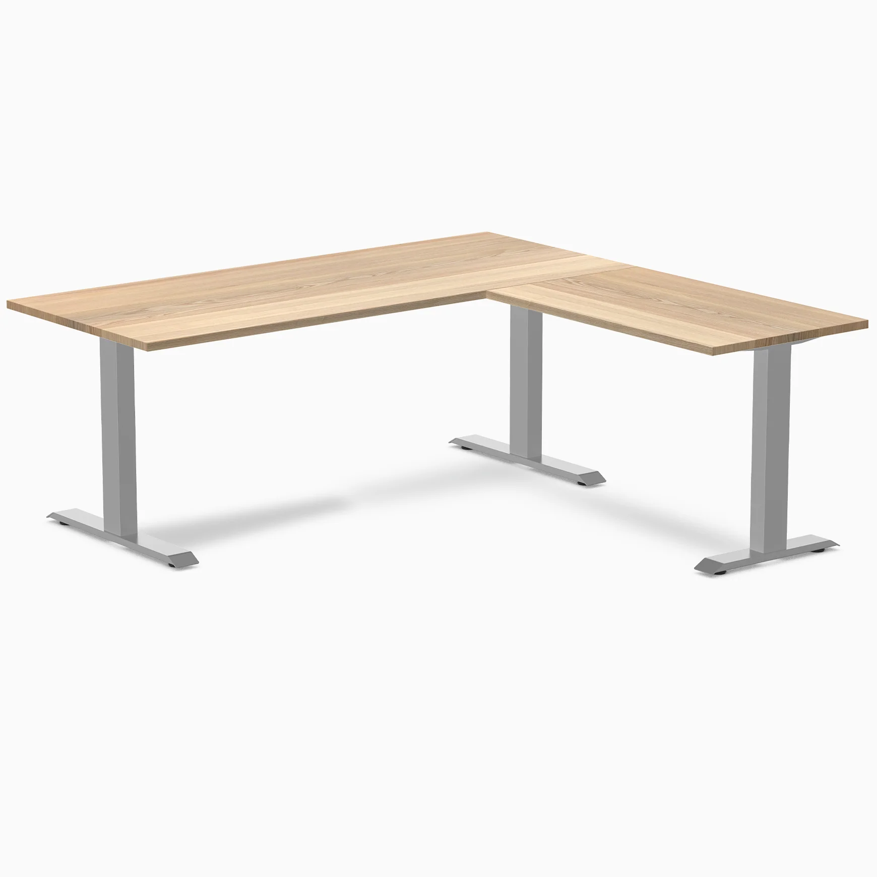 Desky Zero Hardwood L-Shape Office Desk - Image 33