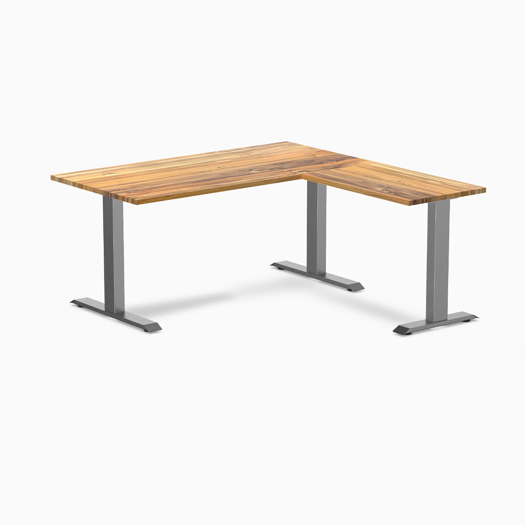 Desky Zero Hardwood L-Shape Office Desk - Image 36