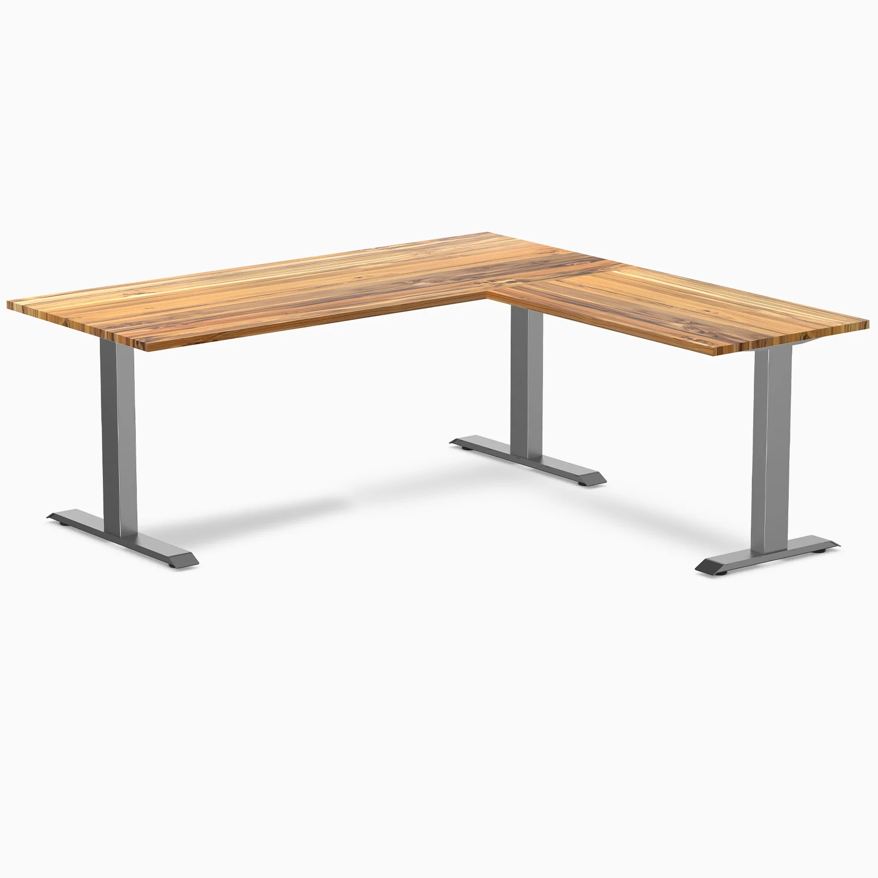 Desky Zero Hardwood L-Shape Office Desk - Image 40