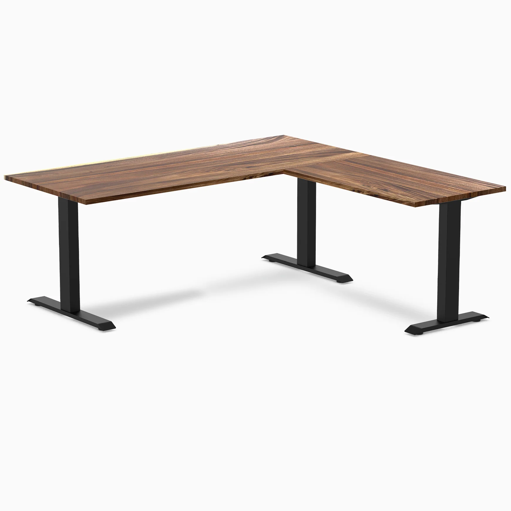 Desky Zero Hardwood L-Shape Office Desk - Image 46