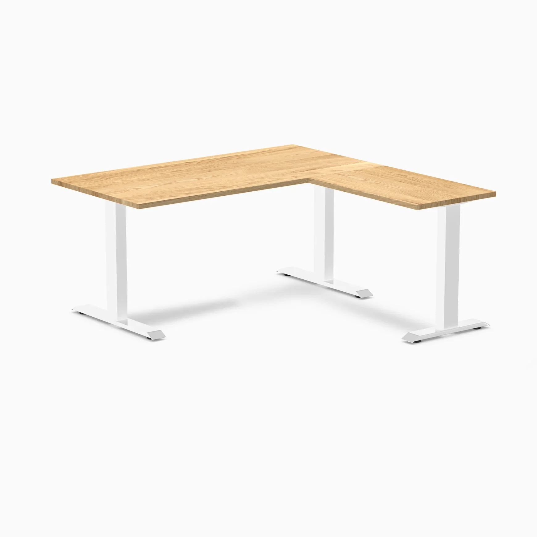 Desky Zero Hardwood L-Shape Office Desk - Image 59
