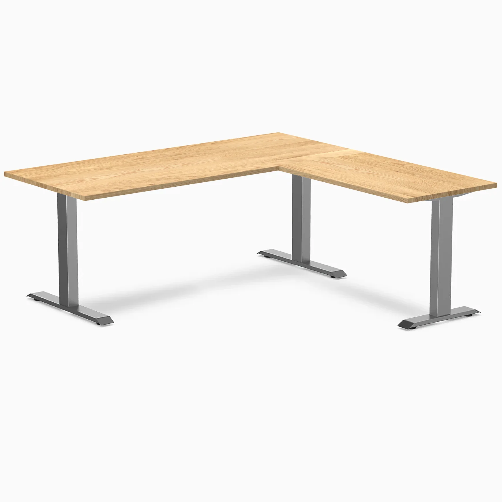 Desky Zero Hardwood L-Shape Office Desk - Image 64