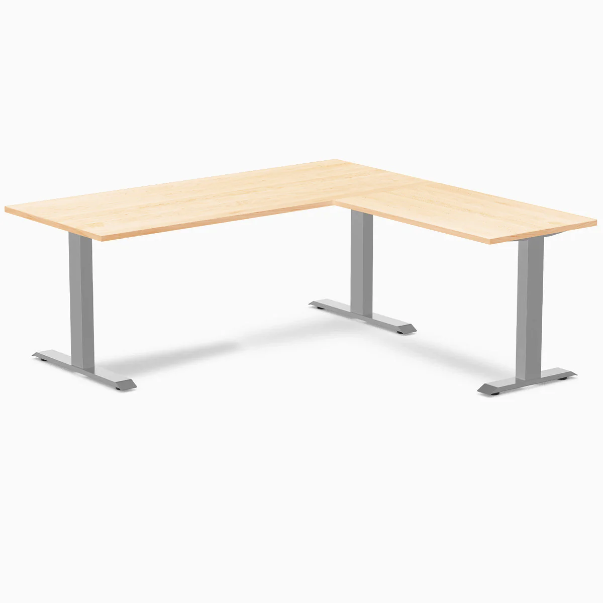 Desky Zero Hardwood L-Shape Office Desk - Image 70