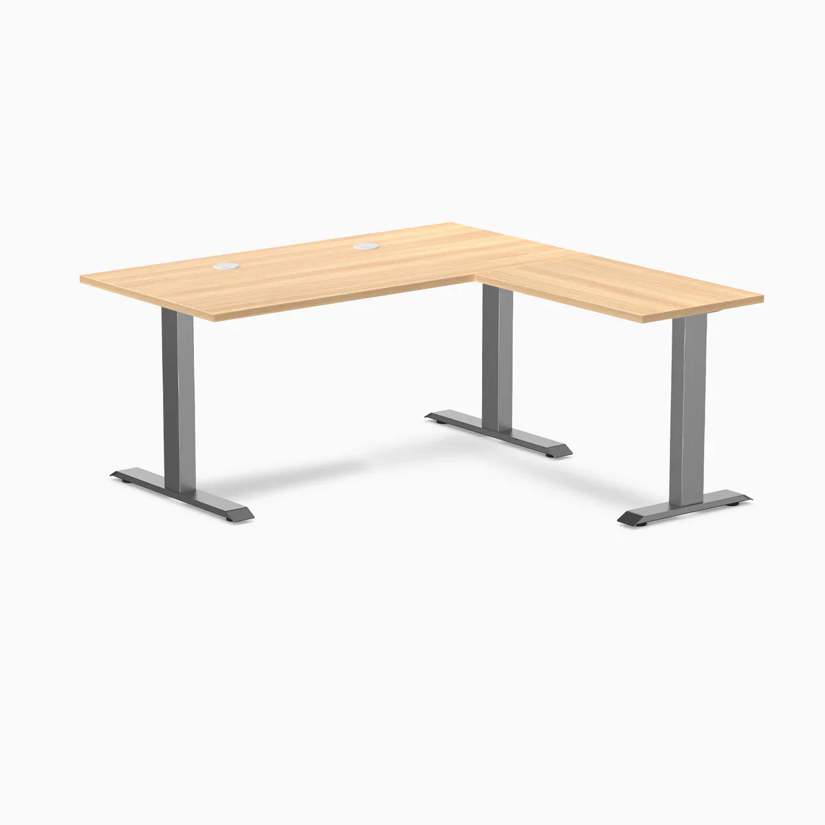 Desky Zero Laminate L-Shape Office Desk - Image 133