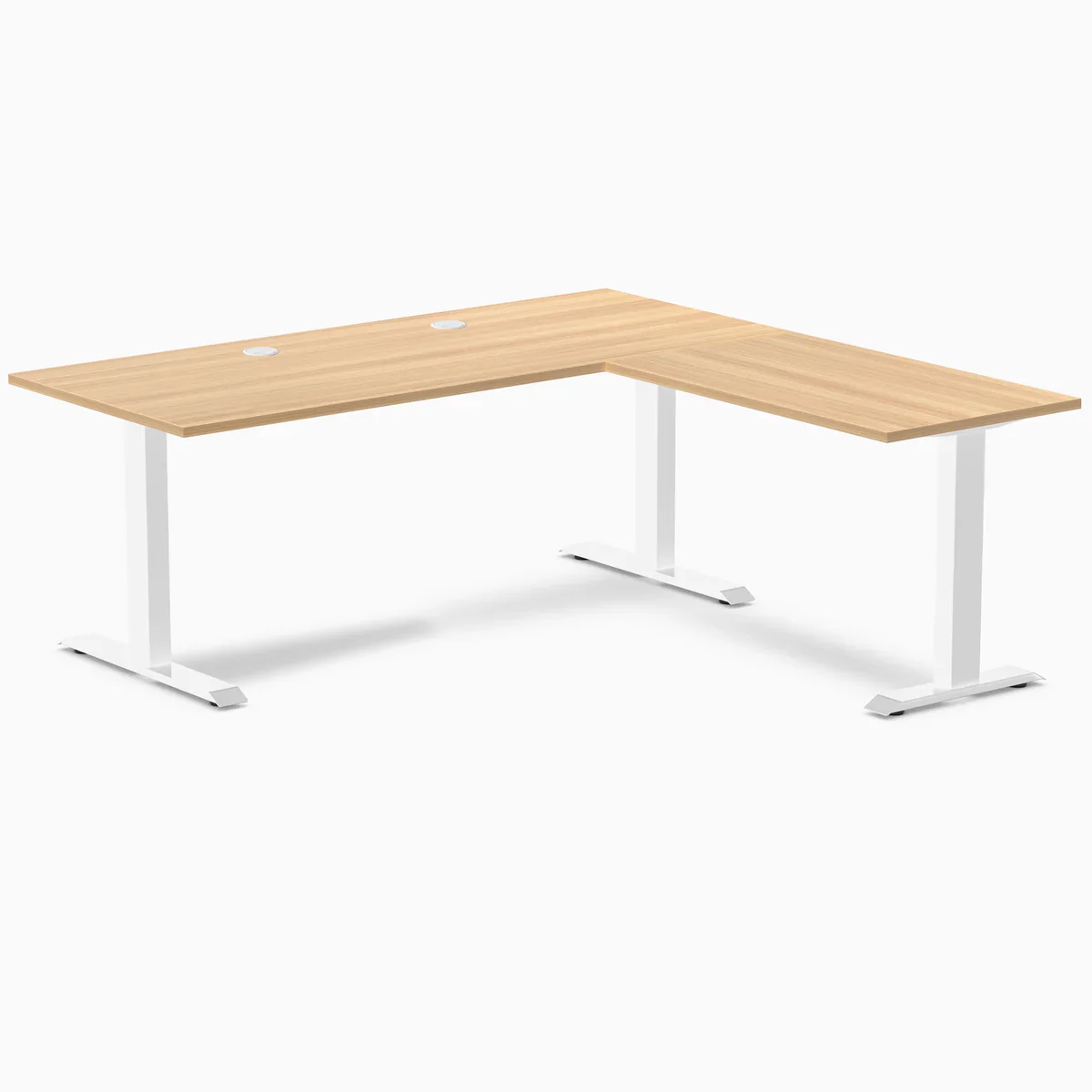 Desky Zero Laminate L-Shape Office Desk - Image 136