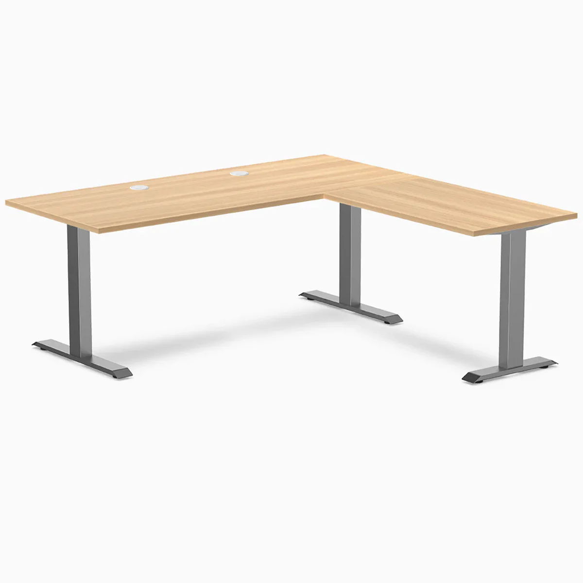 Desky Zero Laminate L-Shape Office Desk - Image 137