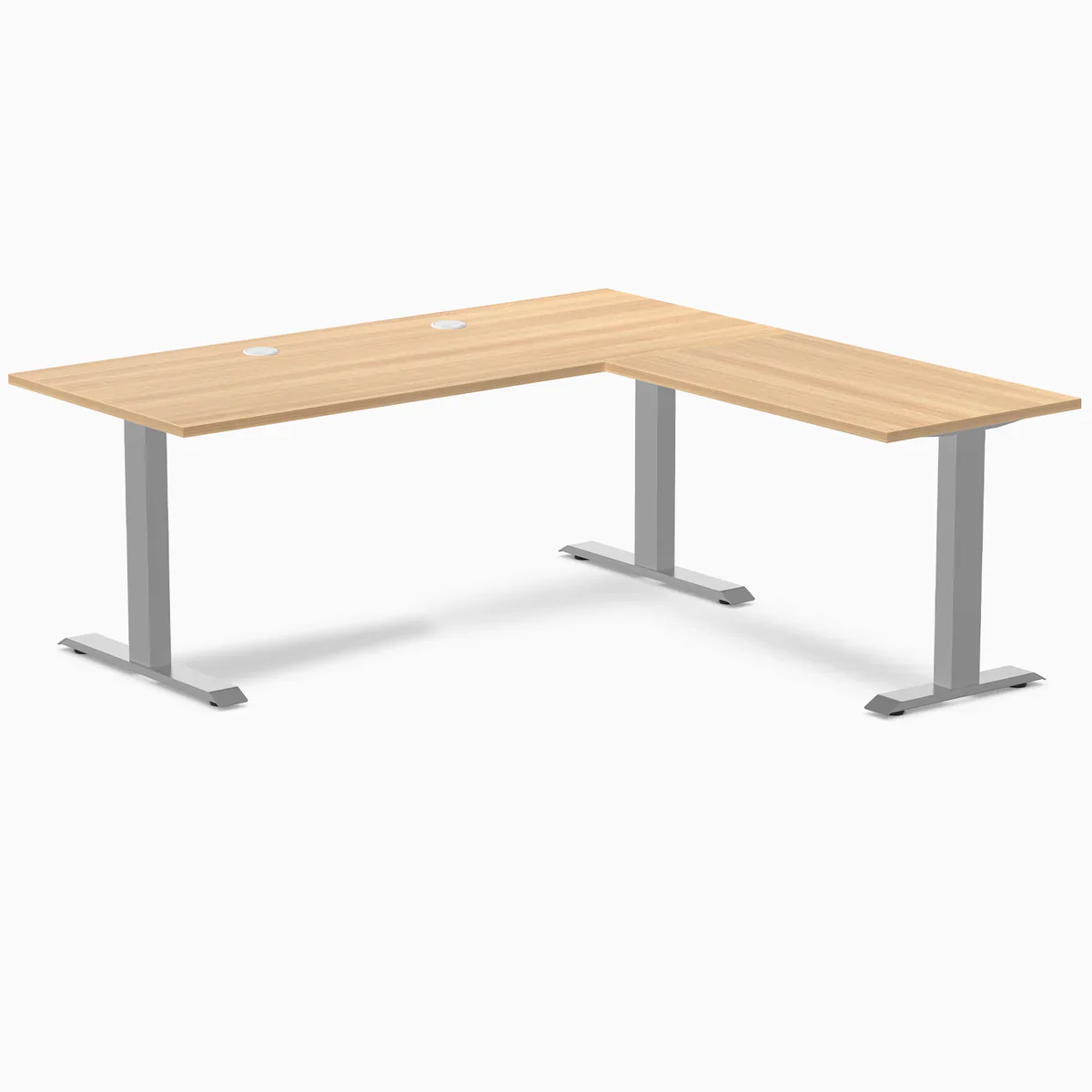Desky Zero Laminate L-Shape Office Desk - Image 138