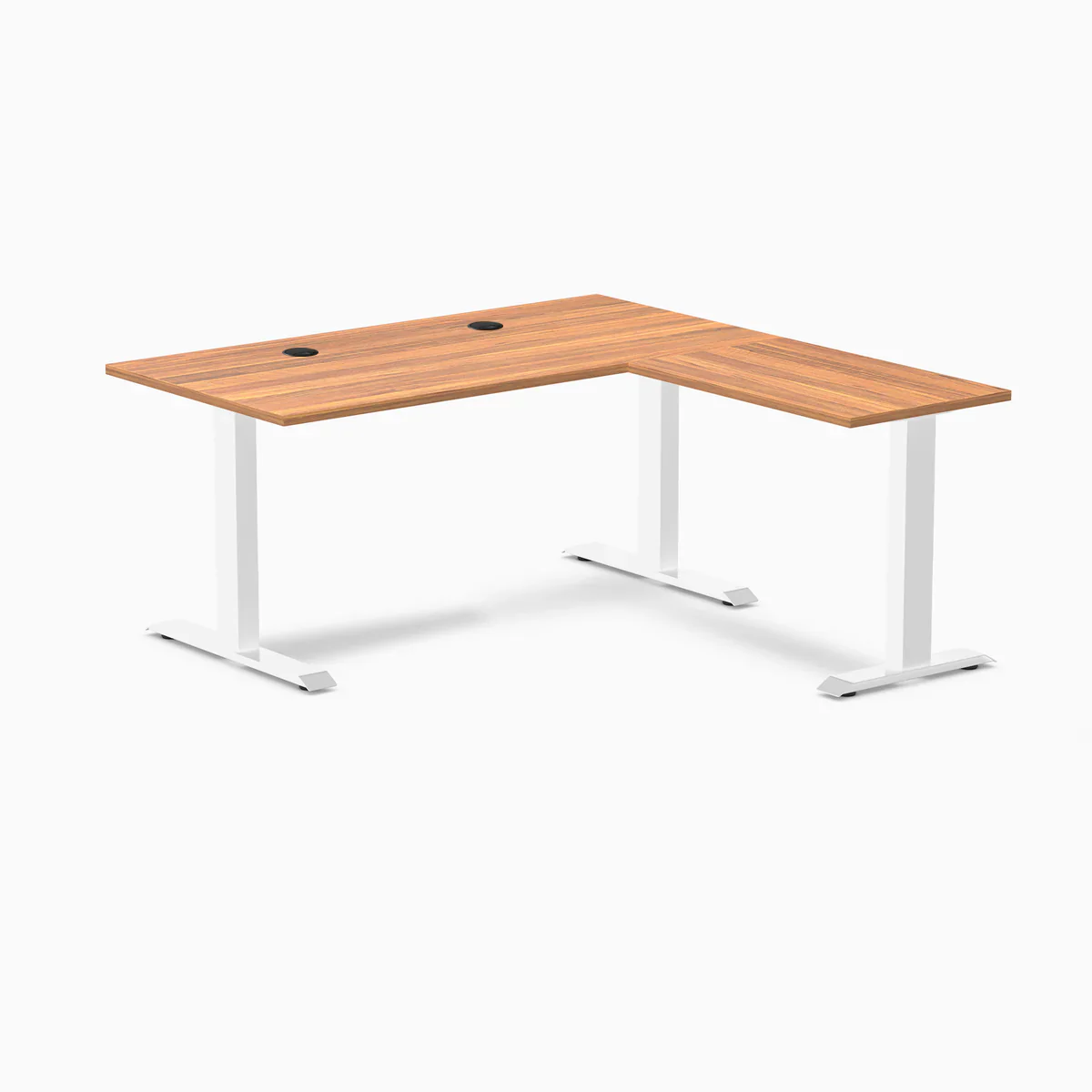 Desky Zero Laminate L-Shape Office Desk - Image 140