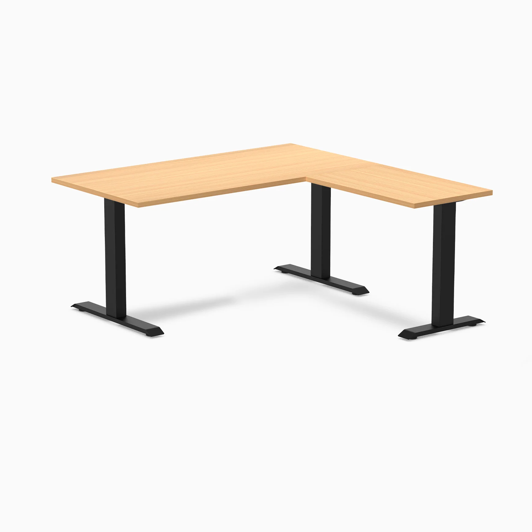Desky Zero Laminate L-Shape Office Desk - Image 75