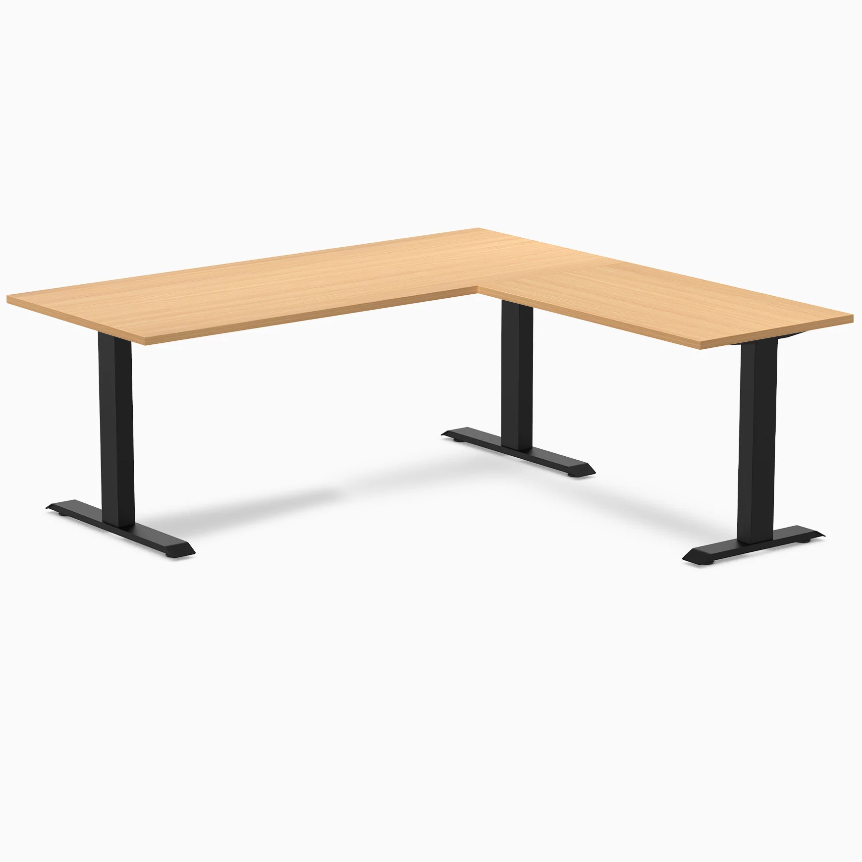 Desky Zero Laminate L-Shape Office Desk - Image 79