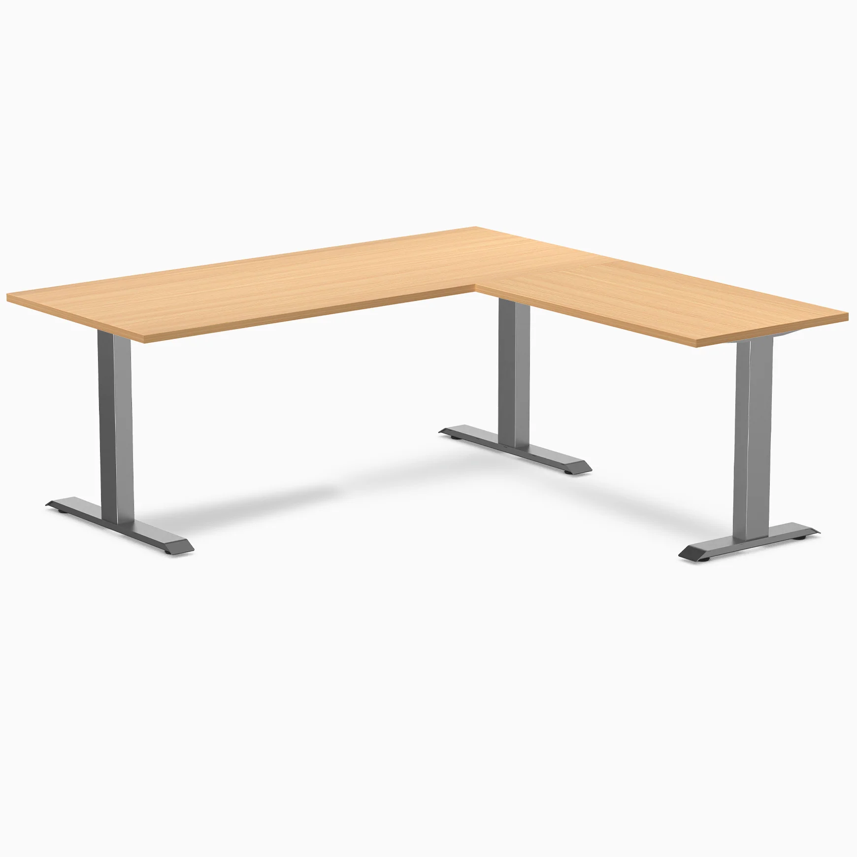 Desky Zero Laminate L-Shape Office Desk - Image 80