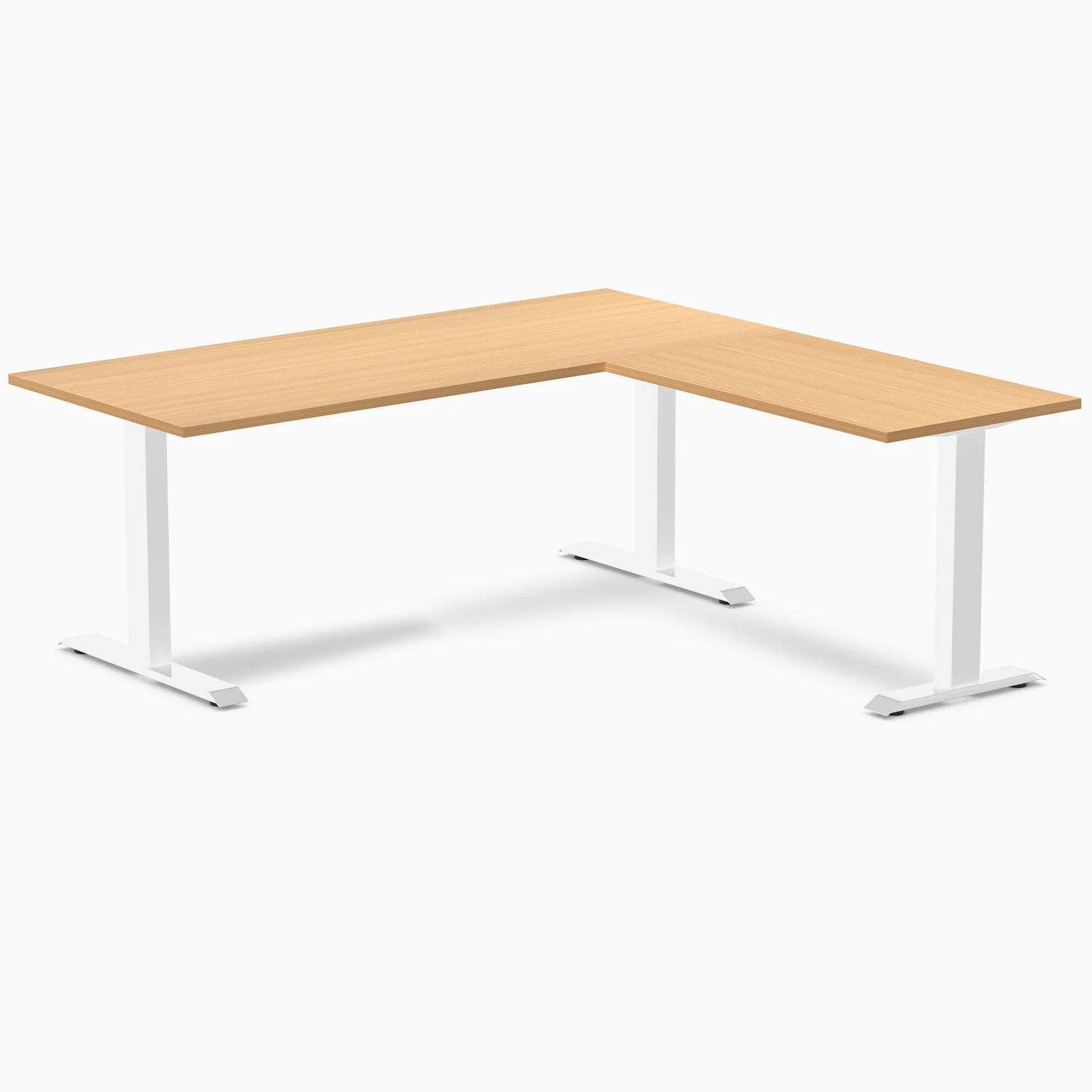 Desky Zero Laminate L-Shape Office Desk - Image 81