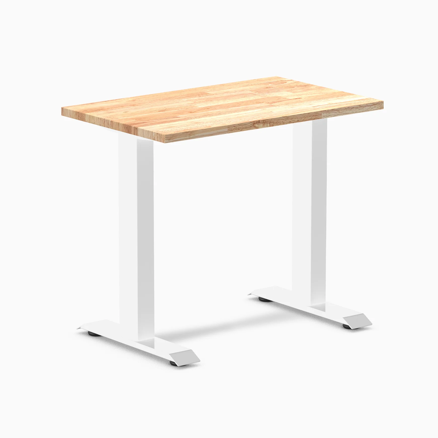 Desky Zero Mini Rubberwood Office Desk - Image 24