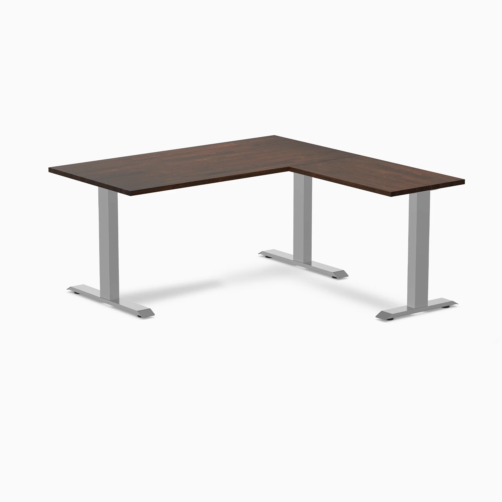Desky Zero Rubberwood L-Shape Office Desk - Image 17