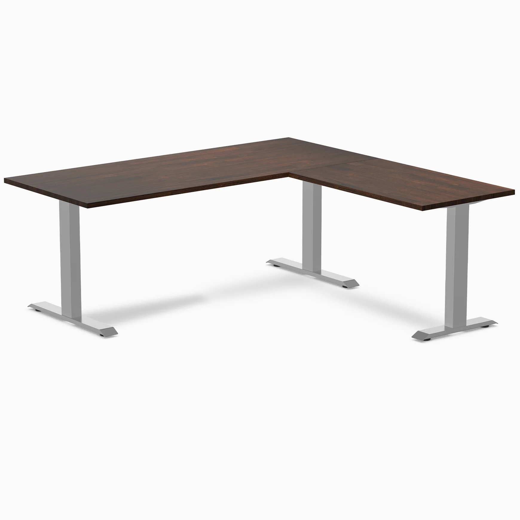 Desky Zero Rubberwood L-Shape Office Desk - Image 19