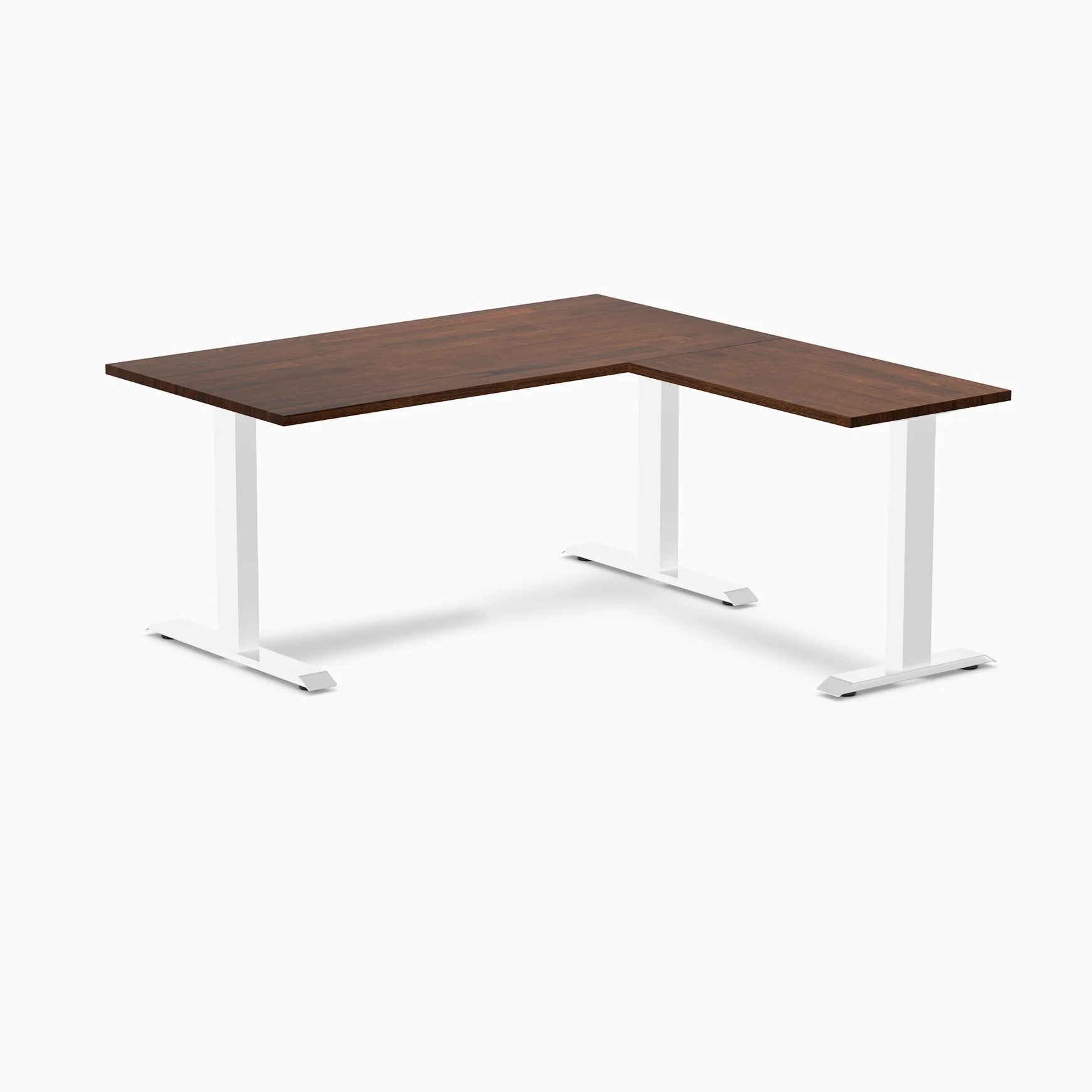 Desky Zero Rubberwood L-Shape Office Desk - Image 33