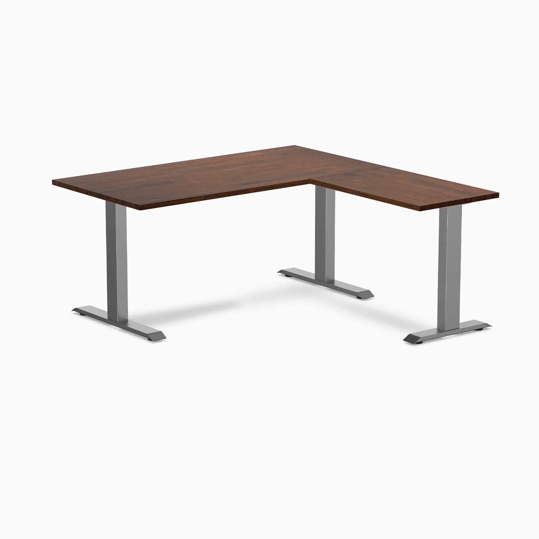 Desky Zero Rubberwood L-Shape Office Desk - Image 34