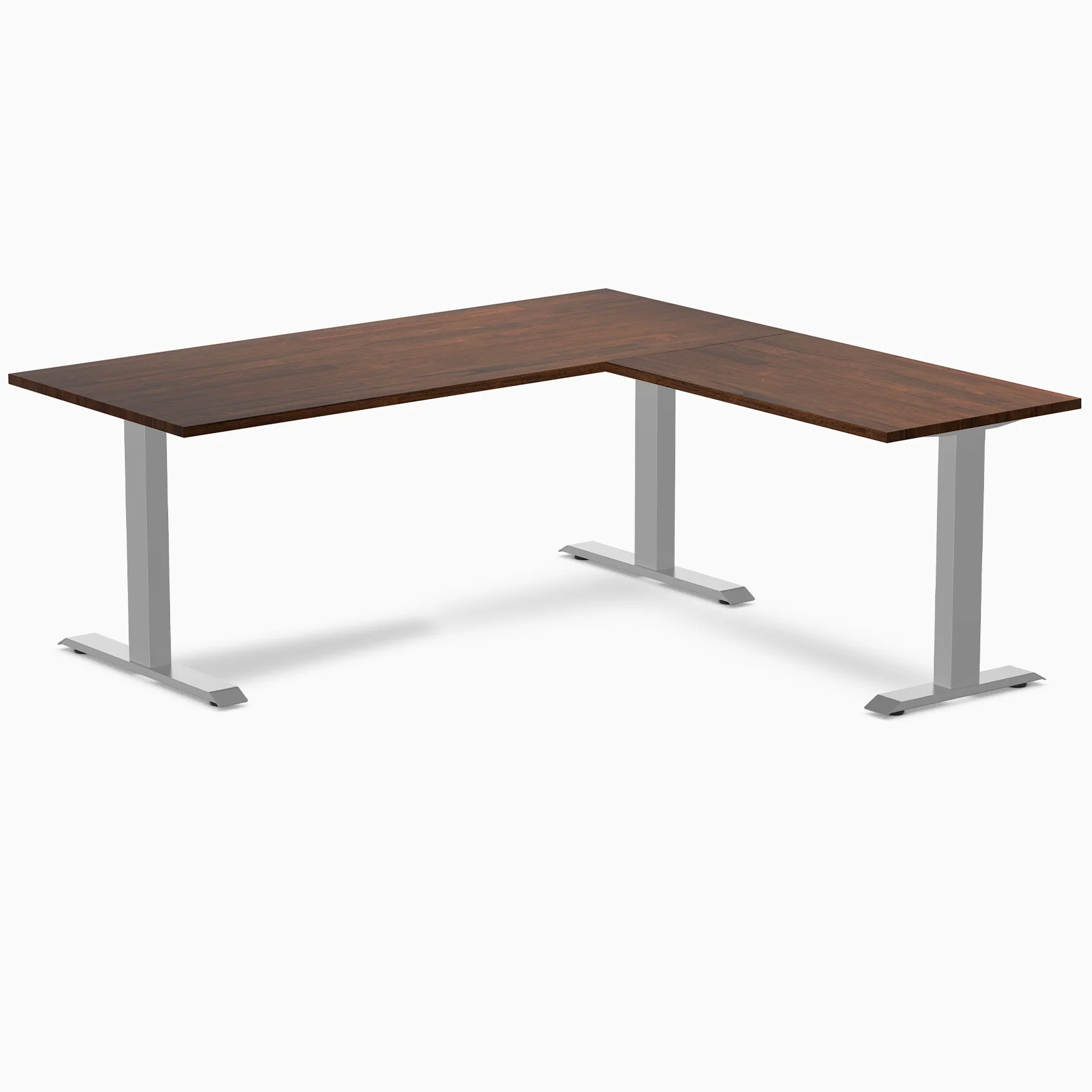 Desky Zero Rubberwood L-Shape Office Desk - Image 39